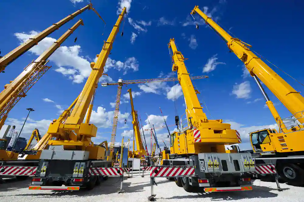 construction vehicles on hire attr types of cranes available cvh5 2